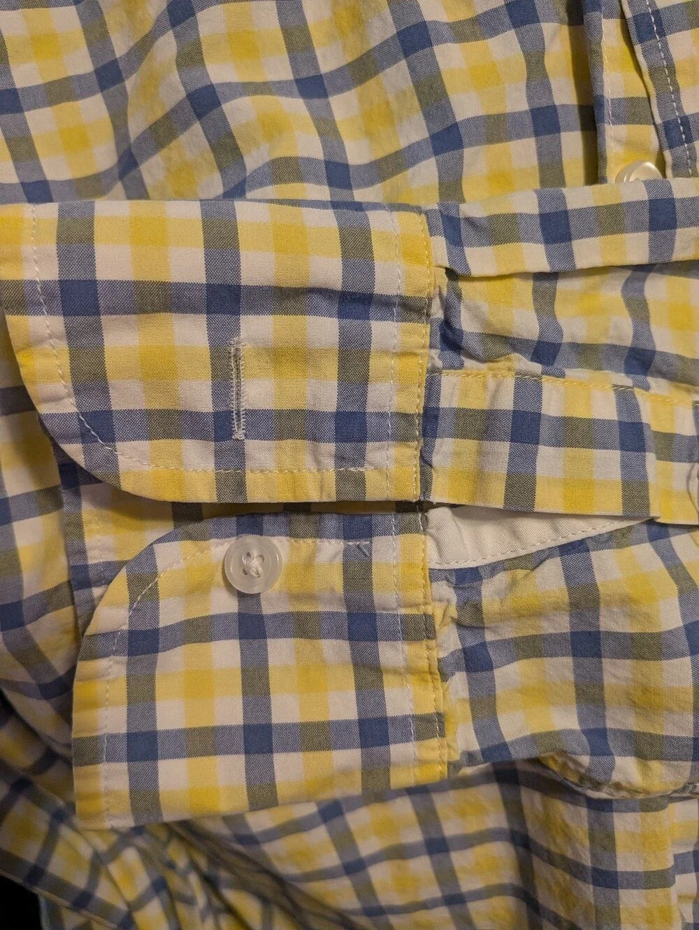 Trio (3) J.Crew Men's Small Plaid Button-Down Shirts